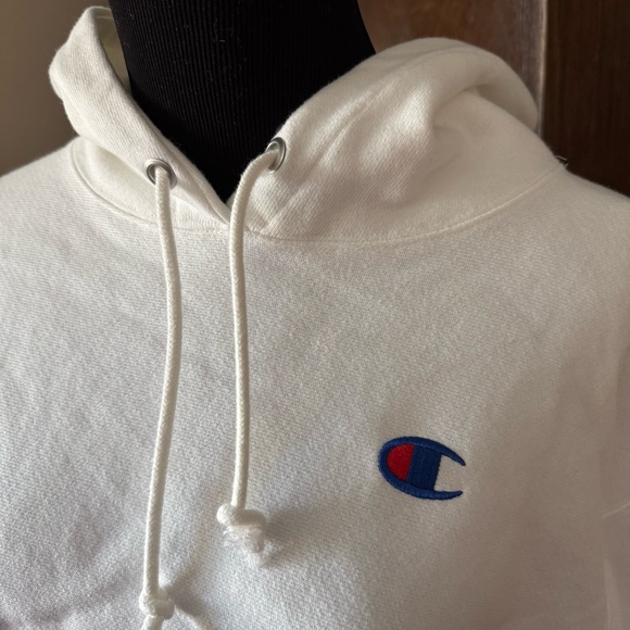 Champion Reverse Weave Cutoff Hoodie Sweatshirt - Picture 4 of 7